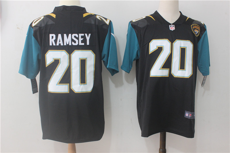 Men's Jacksonville Jaguars Jalen Ramsey #20 Black Alternate Jersey